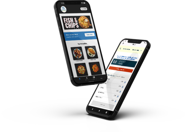 Polbeth Fish & Chips Livingston app mockup